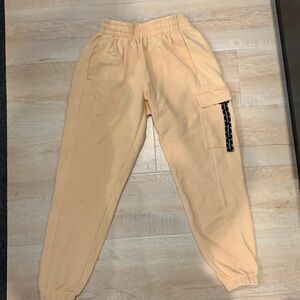 Adidas yellow cargo pants used